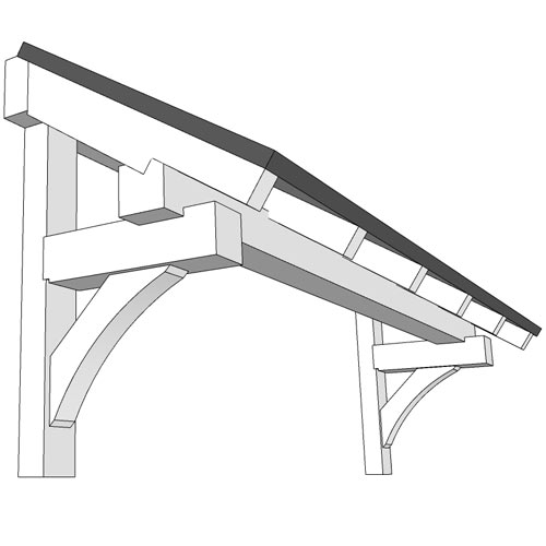 eyebrow roof for new construction homes